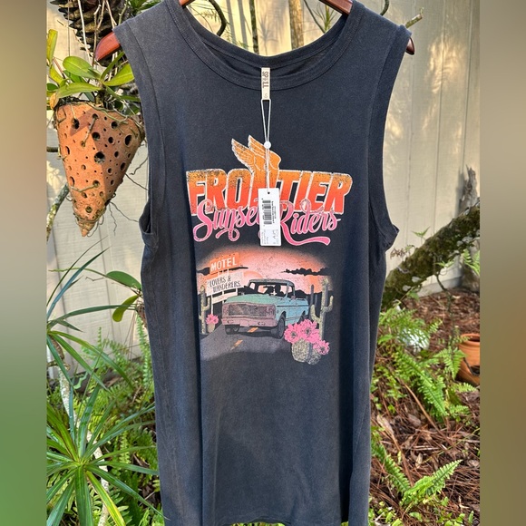Spell BNWT Sunset Rider Tee Shirt Dress Size Small - Picture 1 of 8